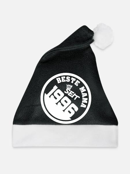 Mama 1996 - Weihnachtsmütze - Schwarz/Weiß