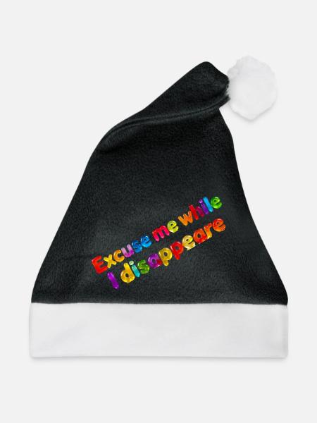 Entschuldigen Sie, während ich verschwinde. - Weihnachtsmütze - Schwarz/Weiß