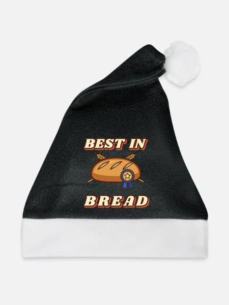 Bestes im Brot - Weihnachtsmütze - Schwarz/Weiß