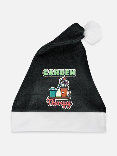Gartentherapie - Weihnachtsmütze - Schwarz/Weiß