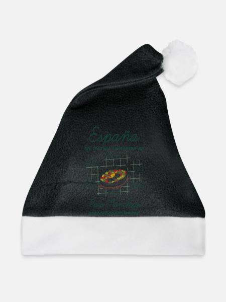 Pisto Manchego - Weihnachtsmütze - Schwarz/Weiß