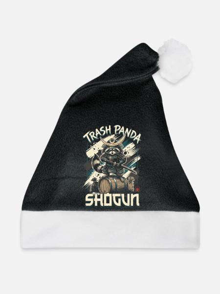 Trash Panda Shogun - Weihnachtsmütze - Schwarz/Weiß