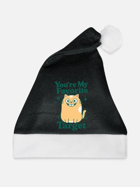 You're My Favorite Target - Weihnachtsmütze - Schwarz/Weiß