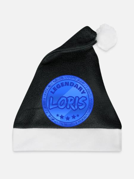 Geschenkidee Loris - Weihnachtsmütze - Schwarz/Weiß