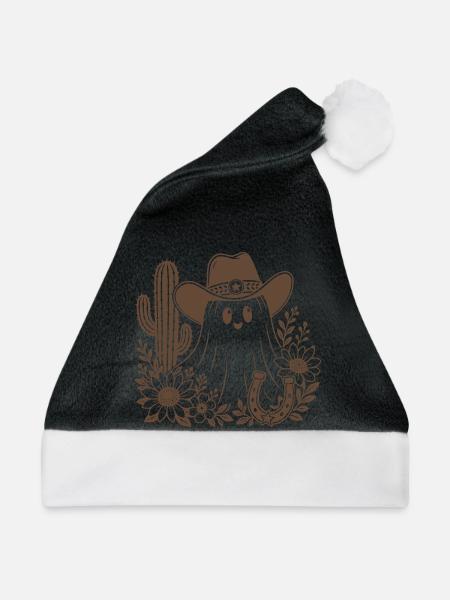 Cowboy Geist - Weihnachtsmütze - Schwarz/Weiß