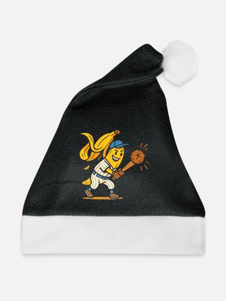 Baseball Banana - Weihnachtsmütze - Schwarz/Weiß