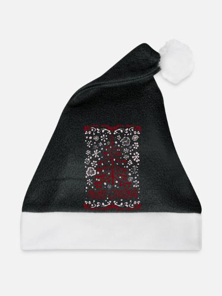 FROHE WEIHNACHTEN - Weihnachtsmütze - Schwarz/Weiß