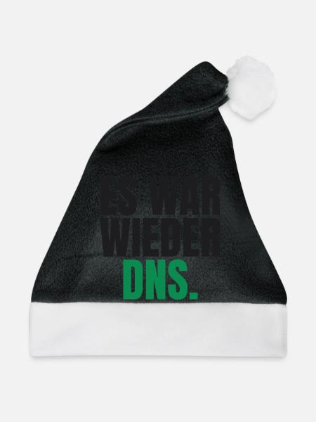 Es war wieder DNS - Weihnachtsmütze -