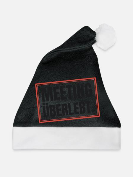 Meeting überlebt - Weihnachtsmütze -