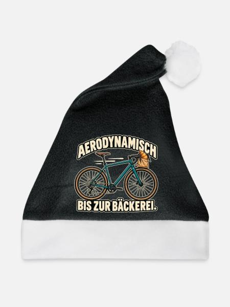 Aerodynamisch bis zur Bäckerei - Weihnachtsmütze - Schwarz/Weiß