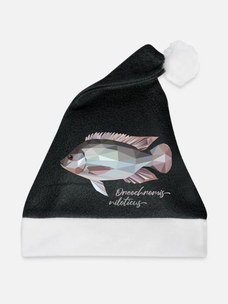 Oreochromis niloticus - Weihnachtsmütze - Schwarz/Weiß
