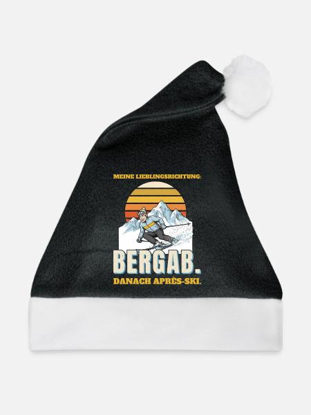 Meine Lieblingsrichtung: bergab - Weihnachtsmütze -