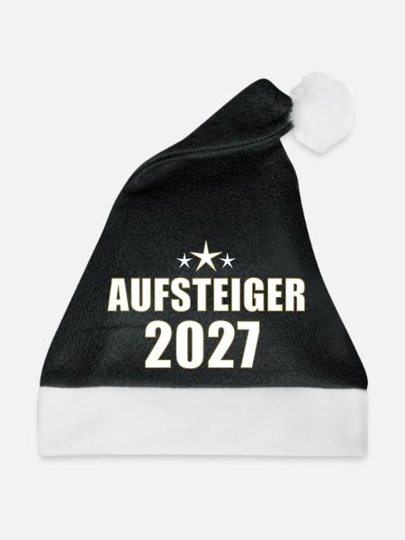 Aufsteiger 2027 - Weihnachtsmütze - Schwarz/Weiß