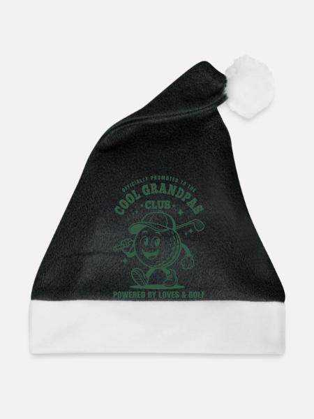 Cool Grandpas Club Golf - Weihnachtsmütze - Schwarz/Weiß