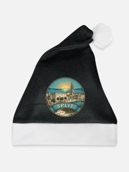 Split Kroatien Reiseabzeichen Diokletians Andenken - Weihnachtsmütze - 