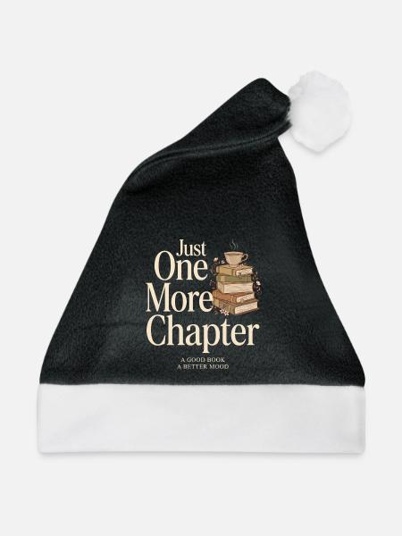 Nur Noch Ein Kapitel - Weihnachtsmütze - Schwarz/Weiß