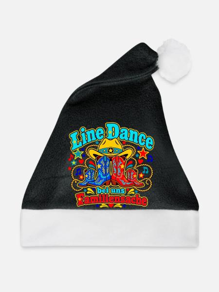 Line Dance Familienmotiv - Weihnachtsmütze -