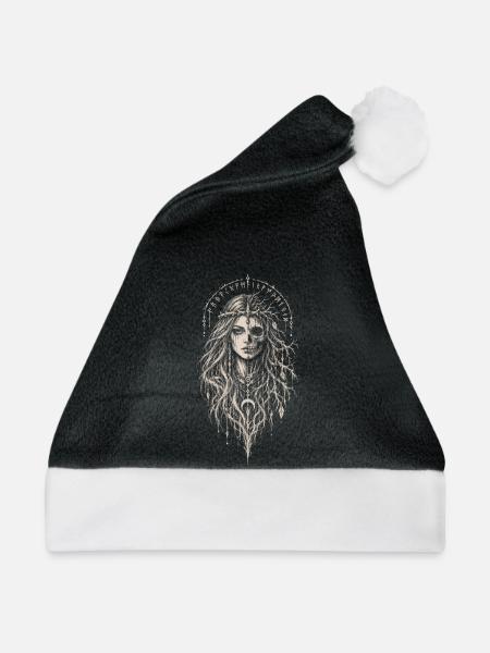 Hel – Herrin der Unterwelt - Weihnachtsmütze - Schwarz/Weiß