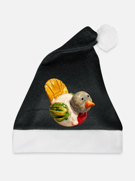 Ptaszek_SpokoLoko - Weihnachtsmütze - Schwarz/Weiß