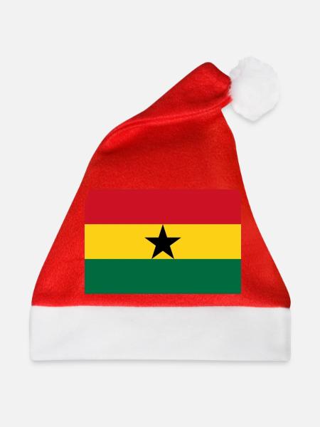 Ghana - Weihnachtsmütze - Rot