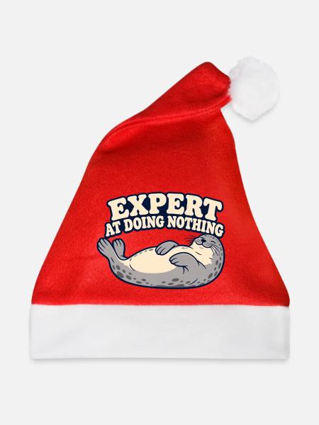 Nichts-Nichts-Siegel - Weihnachtsmütze - Rot
