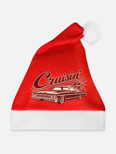 Cruisin’ Classic Car - Weihnachtsmütze - Rot