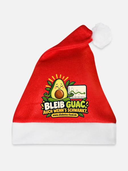 Guac Motivation Avocado Grafik - Weihnachtsmütze - Rot