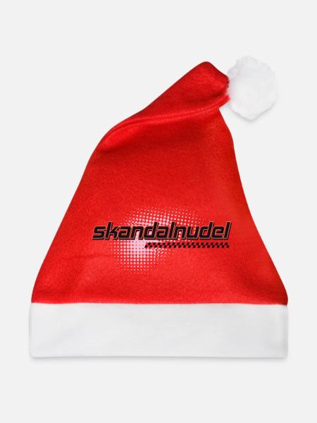 Skandalhudel Neon-Logo Retro - Weihnachtsmütze - Rot