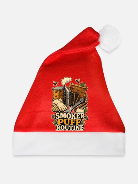 SMOKER PUFF ROUTINE - Weihnachtsmütze - Rot