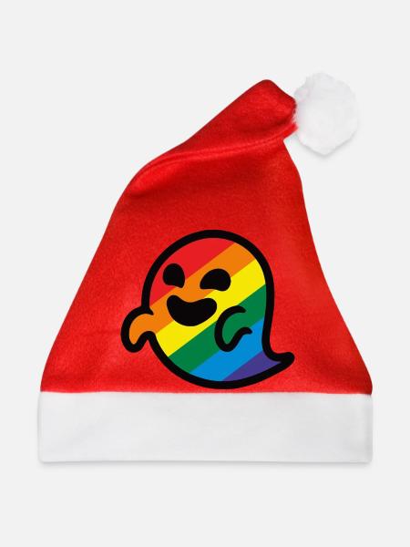 Stolz Regenbogengeist - Weihnachtsmütze - Rot