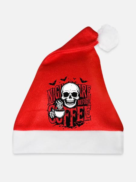 Albtraum vor dem Kaffee - Weihnachtsmütze - Rot