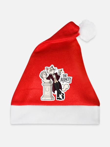 Katzenaristokrat: Die Kühnheit - Weihnachtsmütze - Rot