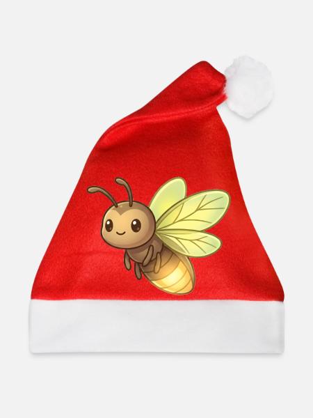 Glühwürmchen - Weihnachtsmütze - Rot