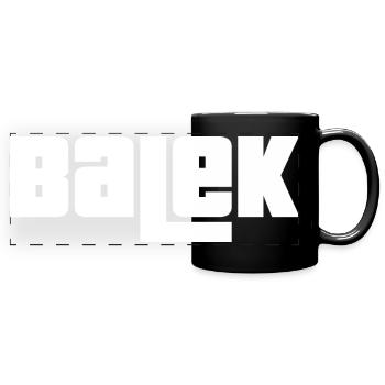 Balek - Mug panoramique uni - noir - Devant