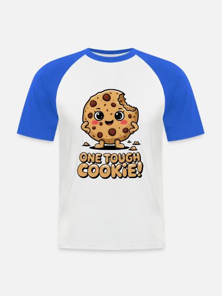 One Tough Cookie! - Men's Baseball T-Shirt - white/royal blue