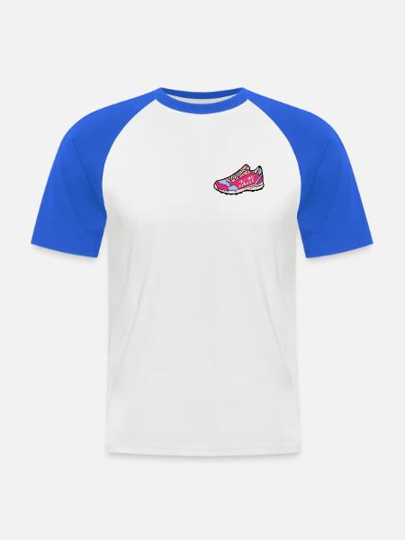 NEUJAHRESVORSÄTZE 2027 - Männer Baseball-T-Shirt - Weiß/Royalblau