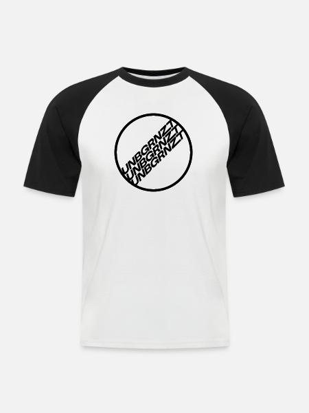 UNBGRNZT 2025 - Men's Baseball T-Shirt - white/black