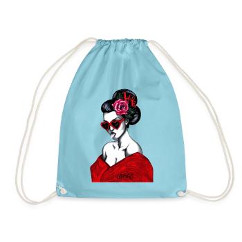 GEISHA - Turnbeutel - Aqua - Vorne