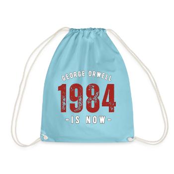 GEORGE ORWELL 1984 - Drawstring Bag - aqua - Front