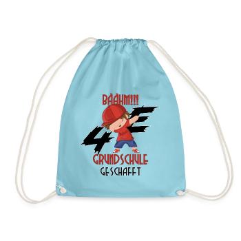 Dab Boy Grundschule - Turnbeutel - Aqua - Vorne