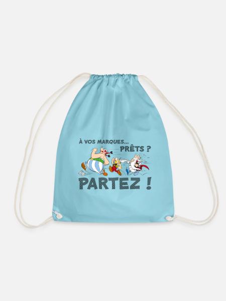 Asterix - Auf die Plätze... Darlehen? Gehen Sie weg! - Turnbeutel - Aqua
