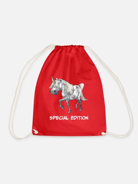 Einhorn Special Edition - Turnbeutel - Rot