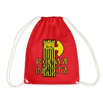 ROMA INVICTA Römer Rom SPQR Roma - Turnbeutel - Rot - Vorne