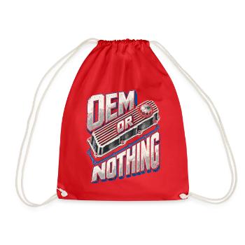 USDM USA Autos OEM Of Nothing - Turnbeutel - Rot - Vorne