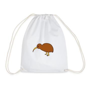 Kiwi - Turnbeutel - Weiß - Vorne