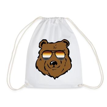 BEAR GAY LGBT PRIDE Bear Community - Turnbeutel - Weiß - Vorne