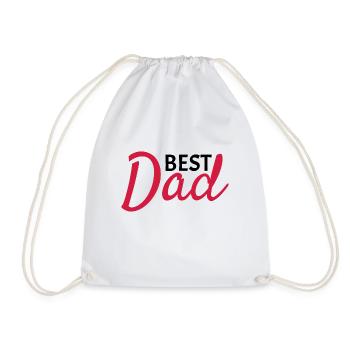 Best Dad - Turnbeutel - Weiß - Vorne