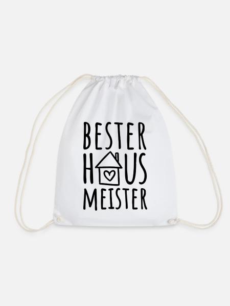 Bester Hausmeister - Turnbeutel - Weiß