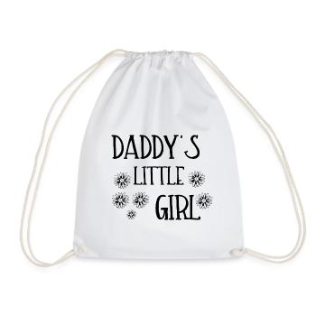 DADDY'S LITTLE GIRL - Turnbeutel - Weiß - Vorne