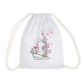 A fleurs de peau - Sac de sport léger - blanc - Devant